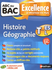 Histoire Géographie Tle L-ES  (Dos carré collé)
