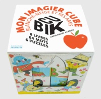 Cubik : mon imagier cube Blanche-Neige et ses amis  - Coffret avec 6 puzzles (Coffret)