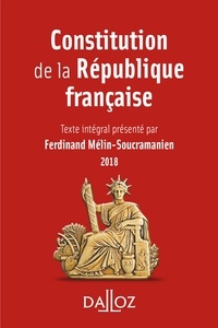 Constitution de la République française  (Broché)