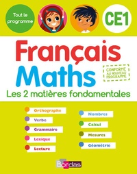 Français Maths CE1  - Ouvrage d'entraînement (Broché)