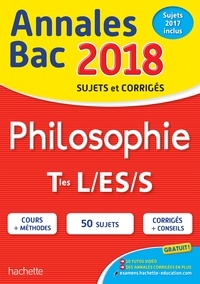 Philosophie Tles L/ES/S  - Sujets et corrigés (Broché)