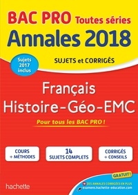 Français, Histoire-Géo-EMC  - Sujets et corrigés (Broché)