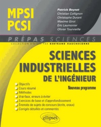Patrick Beynet - Sciences industrielles de l'ingénieur MPSCI-PCSI.
