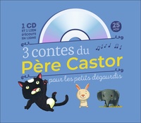 3 contes du Père Castor pour les petits dégourdis  (Livre-CD)