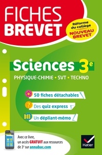 Sciences 3e  - Nouveau brevet (Broché)