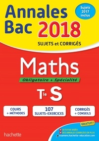 Maths Obligatoire +  Spécialité Term S  - Sujets et corrigés (Broché)
